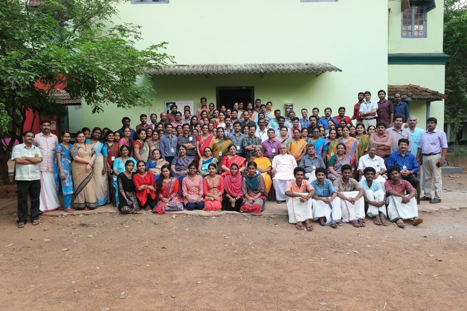 NAAC peer team with staff, students and alumni