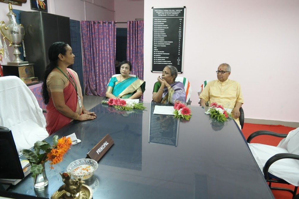 Principal&#039;s interaction with NAAC peer team on 26 March 2018